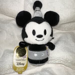MICKEY MOUSE STEAMBOAT WILLIE DISNEY HALLMARK LIMITED EDITION ITTY BITTYS NWT